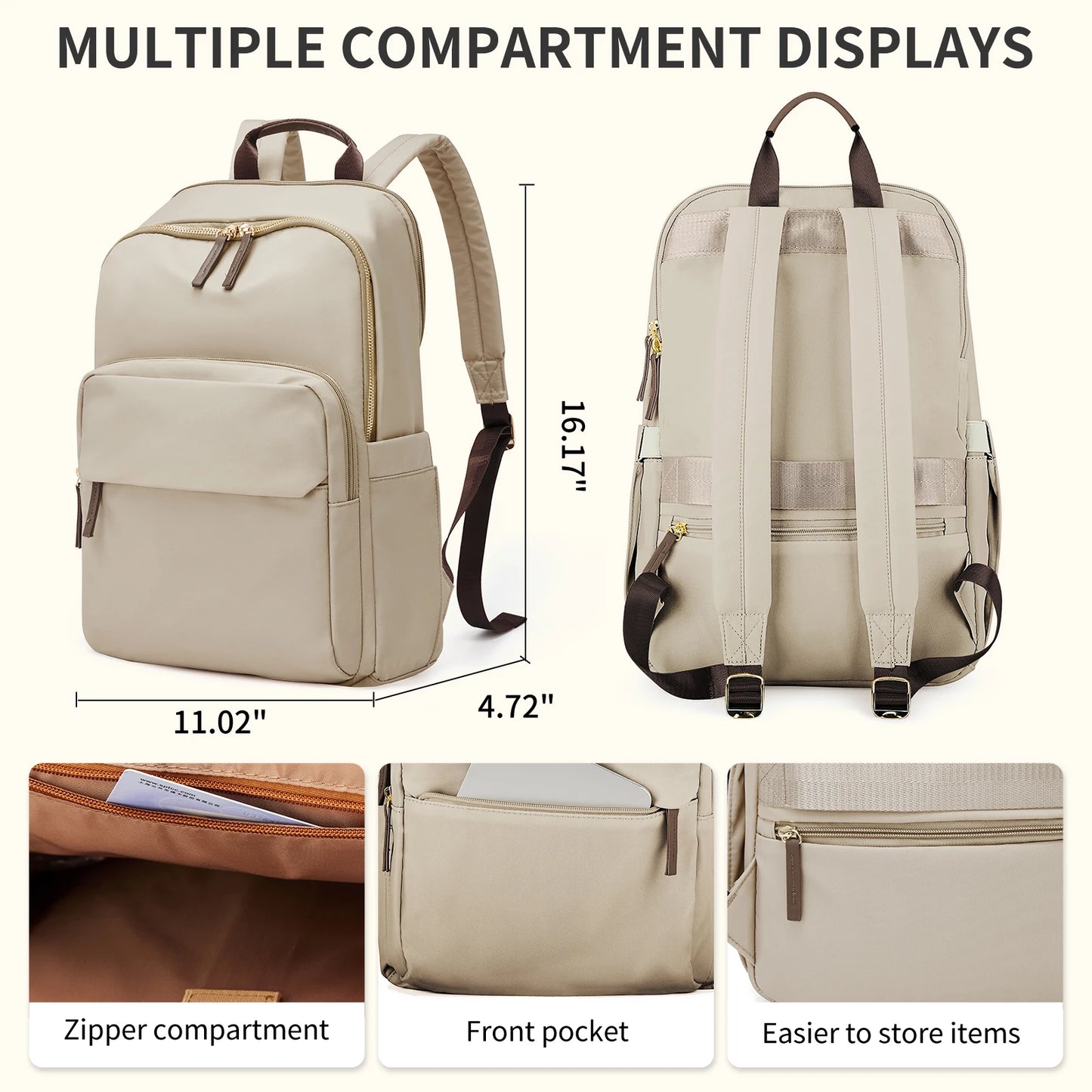 Mochila de grande capacidade para mulher