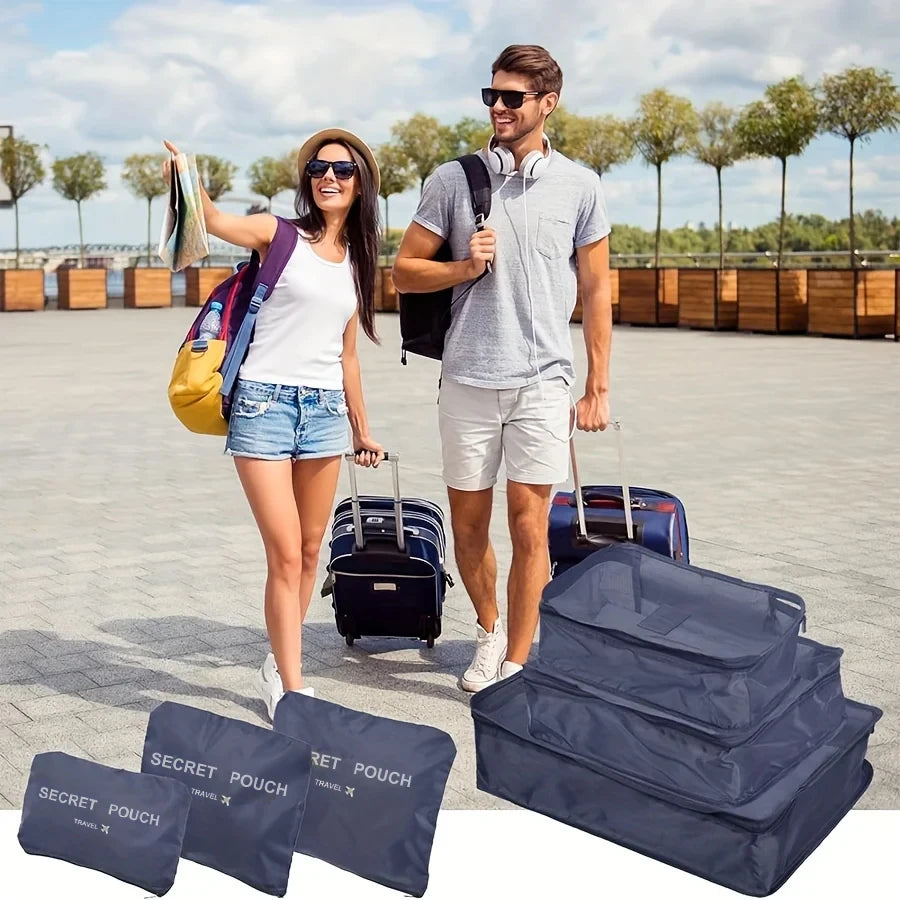 Organizadores de malas de viagem impermeáveis
